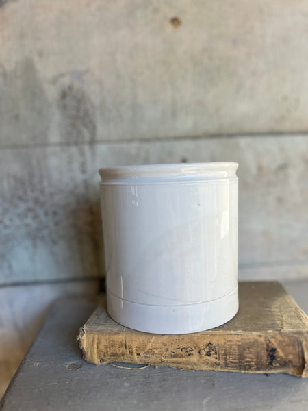 Vintage Creil Montereau French Confiture Pot