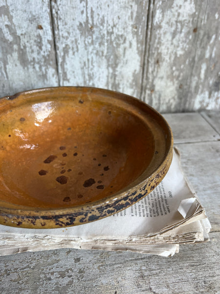 Antique Earthenware Bowl from Provence