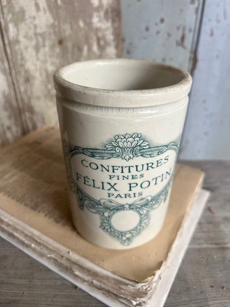 Vintage French Felix Potin Jar