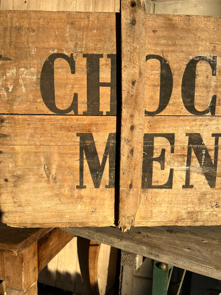 Vintage Chocolat Menier Crate