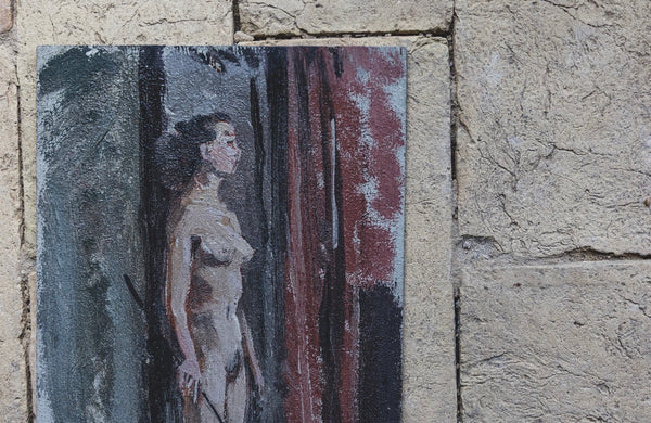 Beautiful Antique Painting on Board