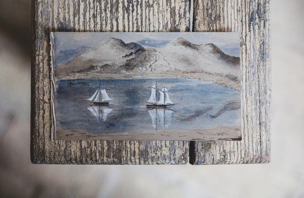 Gorgeous Boat Watercolour