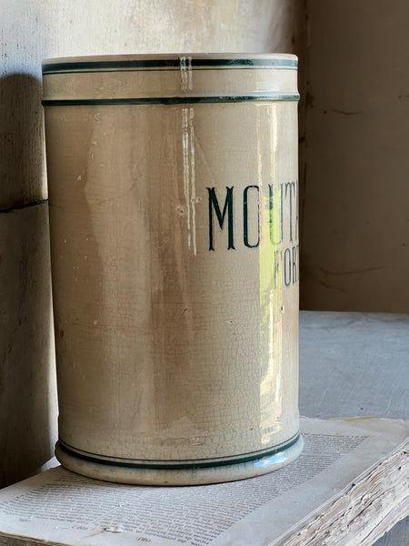 Vintage French Mustard Pot