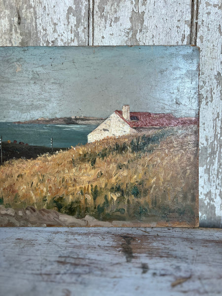 Antique Coastal Painting