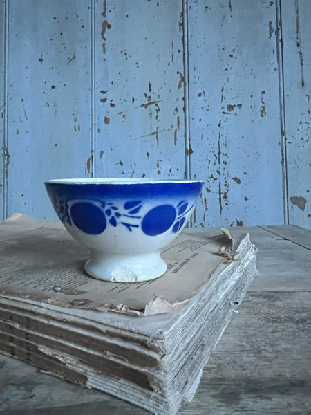 Mini Blue Detail Cafe au Lait bowls