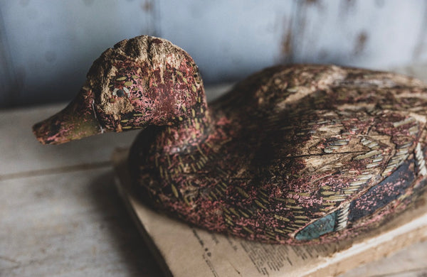Vintage French Decoy Duck