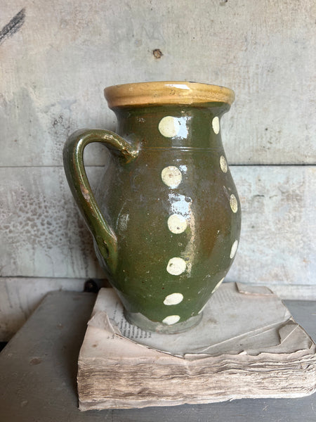 Stunning Spotted Green Pot