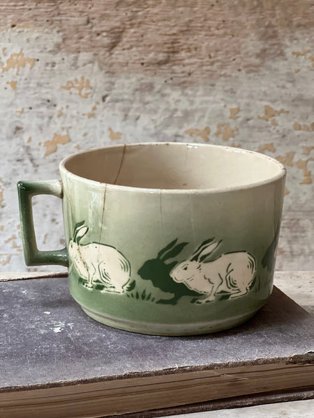 Stunning Aged Vintage French Cup