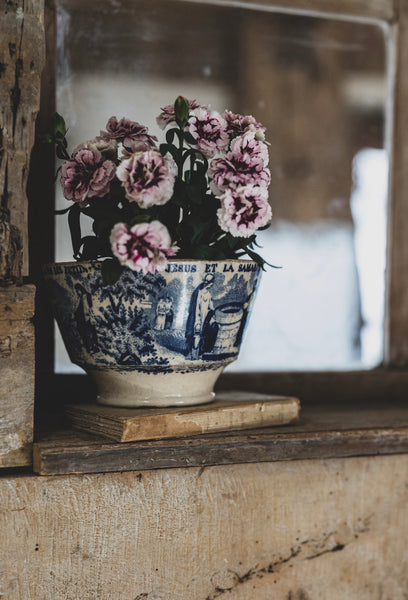 Vintage Religious Bowl