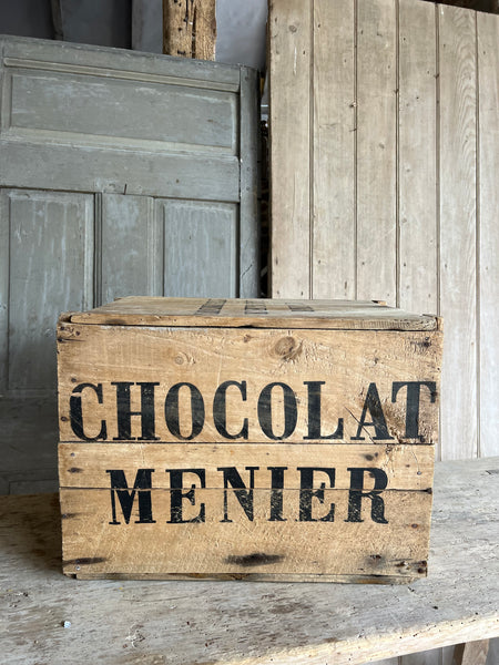 Vintage Chocolat Menier Crate