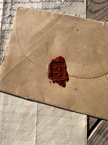 Sweet Antique French envelope