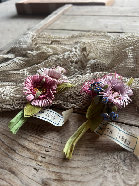 Antique French Fabric Flower