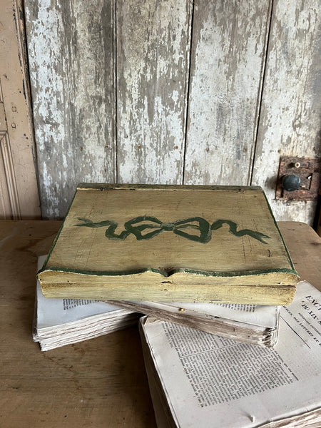 Beautiful French Painted Vintage Document Box