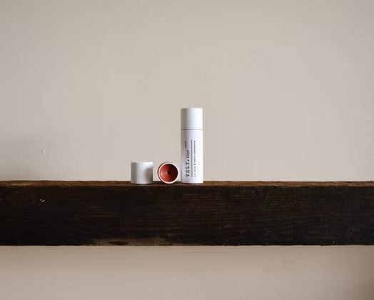 Rosehip and Rose Geranium Natural Vegan Tinted Lip Balm "Brick"