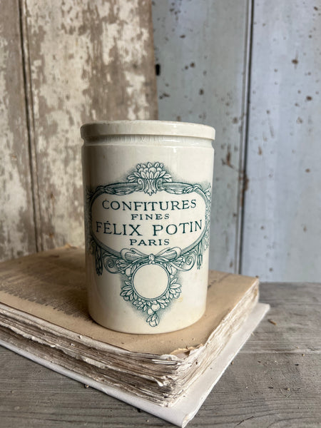 Vintage French Felix Potin Jar