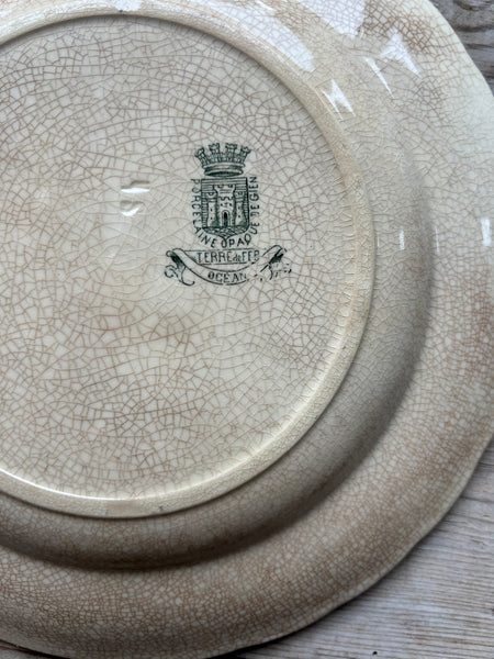 Terre De Fer Porcelain Boats Plate