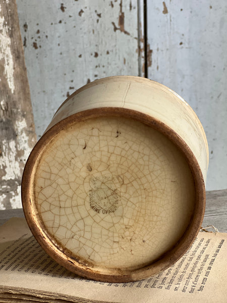 Buttery Antique Confiture Pot