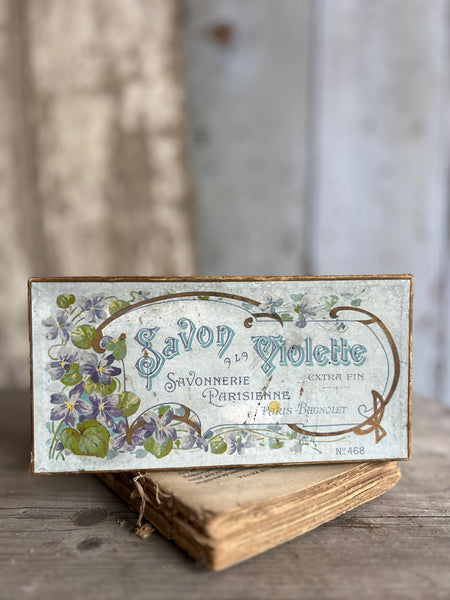 Antique French Soap Box
