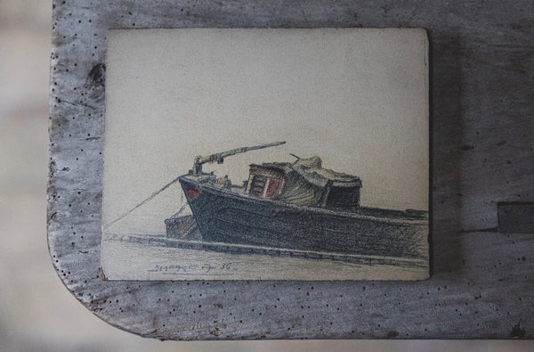 1936 Boat Painting