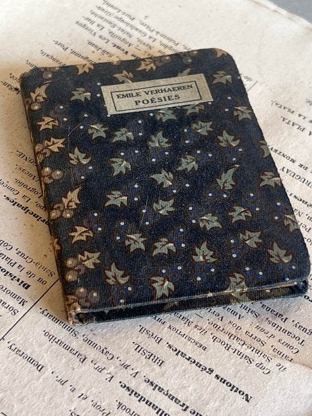 Miniature Fabric French Book