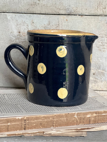 French Vintage Polka Dot Jug