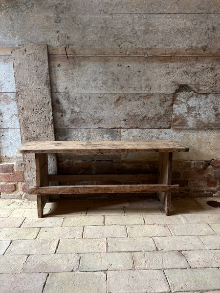 Rustic French Bench