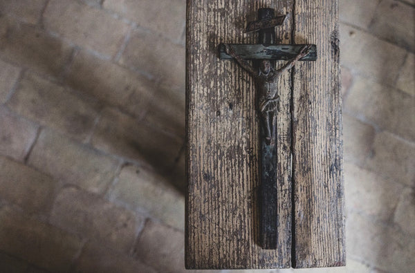 Antique Wooden Crucifix