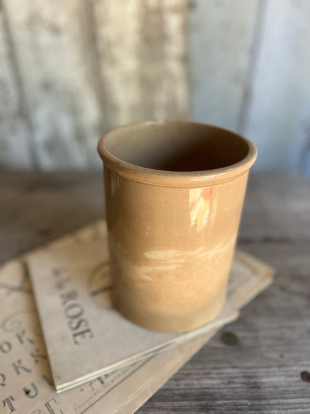 Large Buttery Creil Et Montereau Antique Confiture Pot