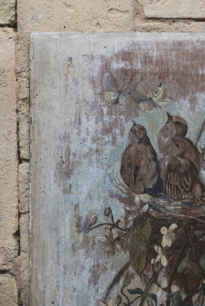 Antique Bird Painting 1894