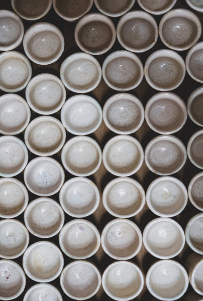 Vintage Escargot Stoneware Pots