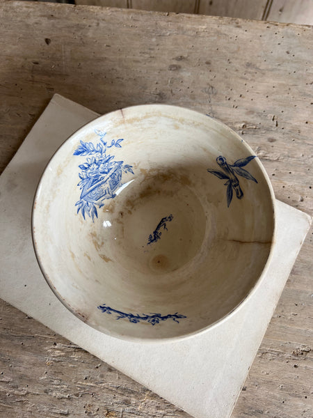 French Buttery Transferware Bowl