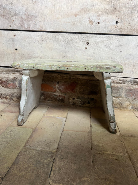 Large Vintage French Stool