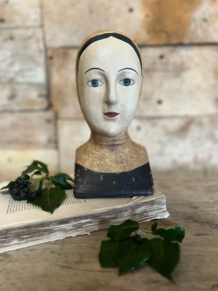 Vintage French Marotte Milliners Head