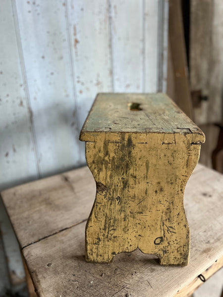 Large Vintage French Stool