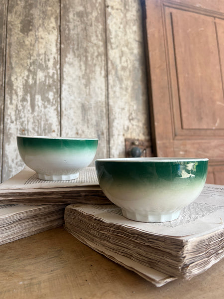 Rustic French Ombre Cafe au Lait bowl