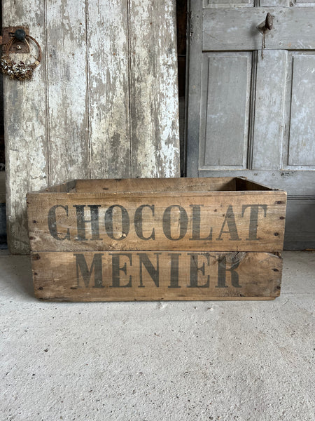 Vintage Chocolat Menier Crate