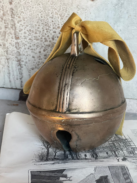 Large Antique 18th Century Joseph Dubois Au Puy Floral Bell