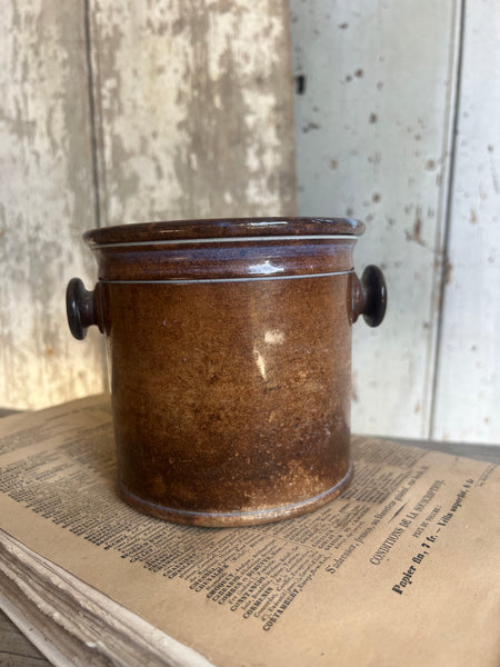 Small Buttery Antique Apothecary Jar