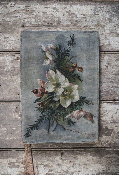 Floral Oil on Canvas