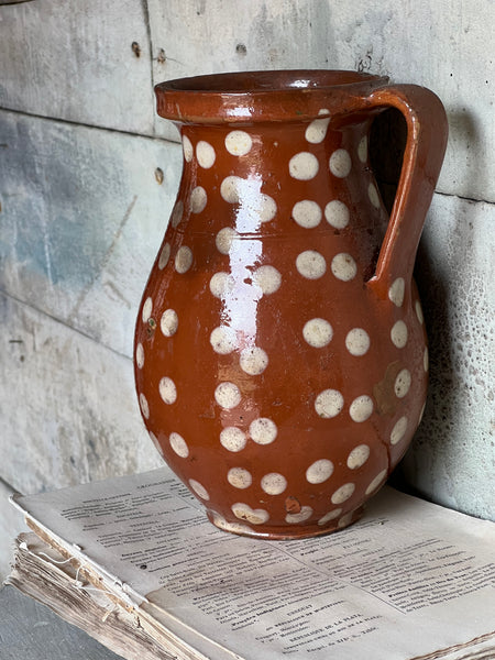 Stunning Spotted Brown Pot