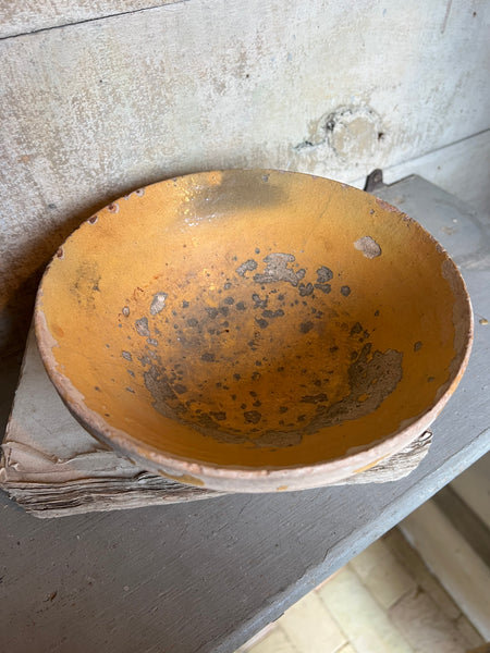 Antique Earthenware Bowl from Provence