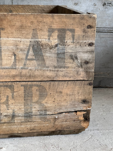 Vintage Chocolat Menier Crate