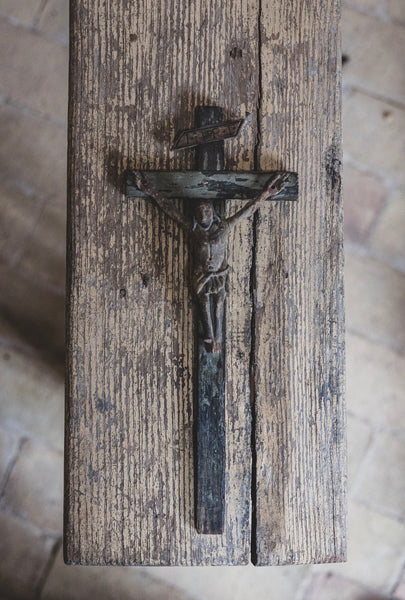 Antique Wooden Crucifix