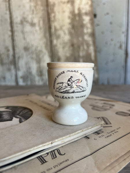 Antique Stoneware Cream Jar