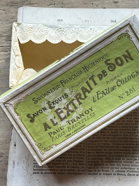 Beautiful French Soap Vintage Box