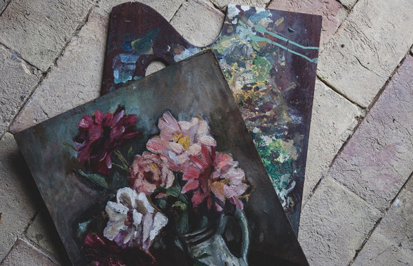 Floral Oil on Board