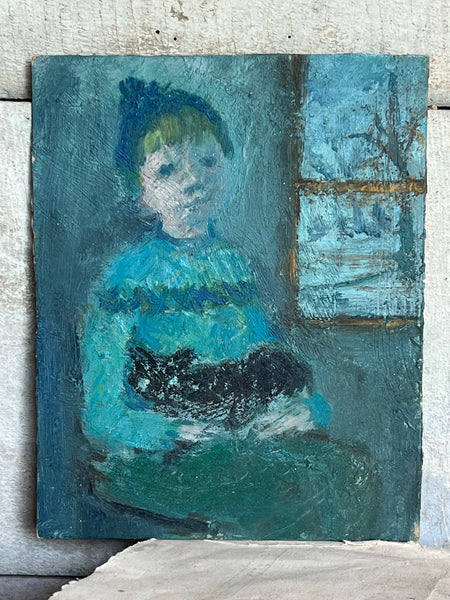 Sweet Vintage French Painting