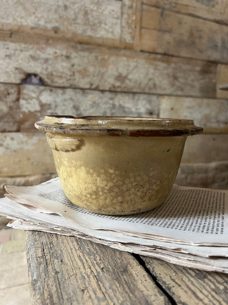 French Rustic Earthenware Bowl