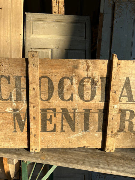 Vintage Chocolat Menier Crate