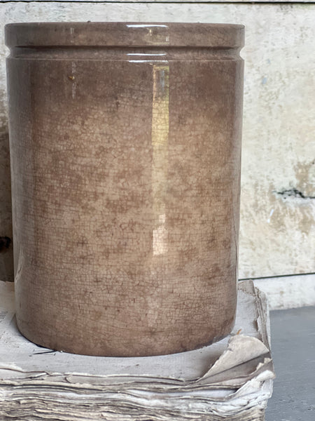 Buttery Antique Confiture Pot